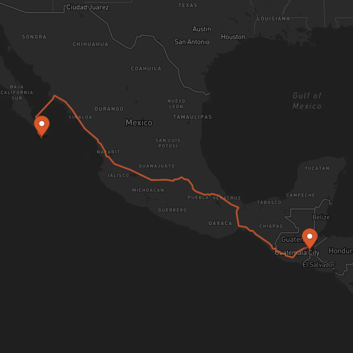 Ruta Los Cabos - Chiquimula
