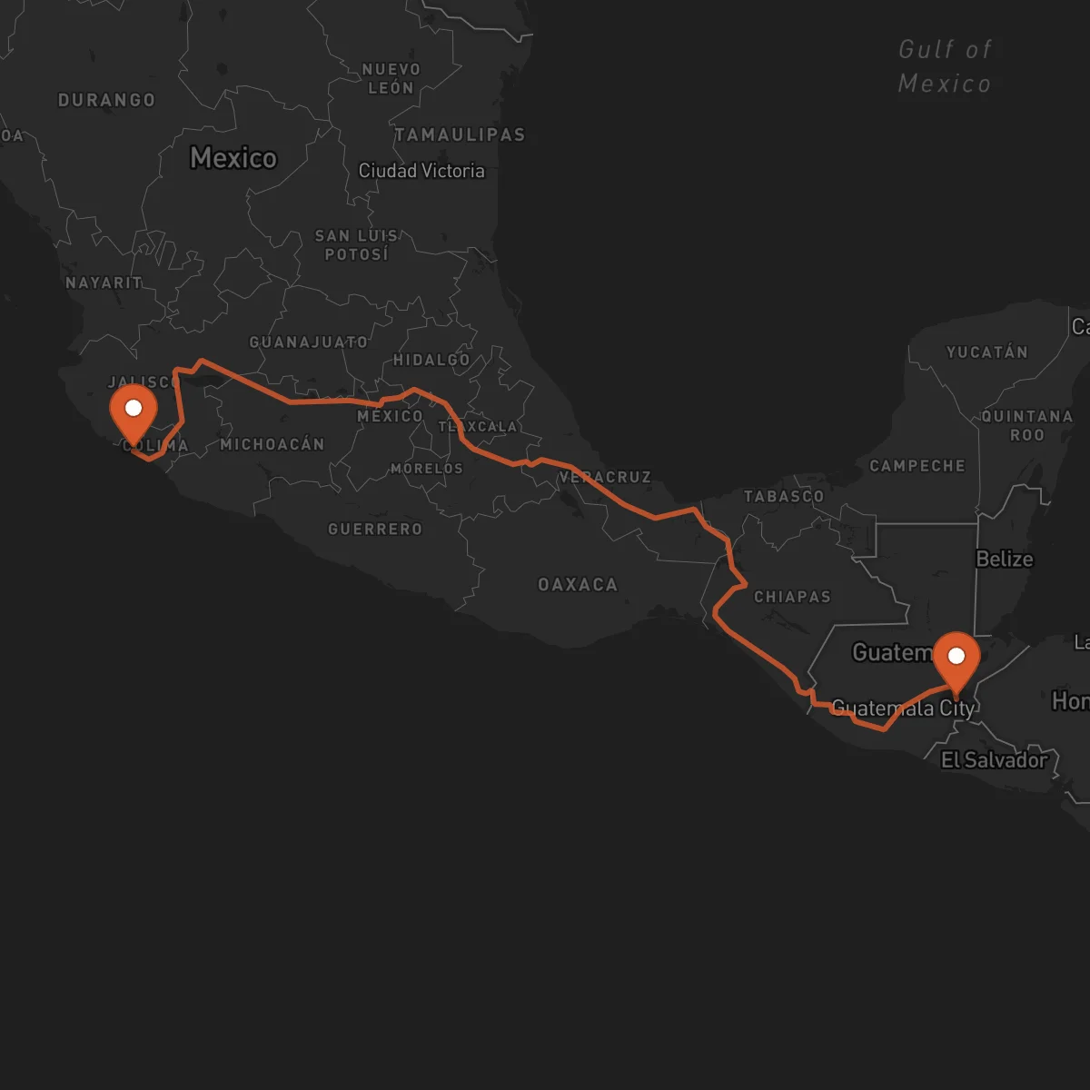 Ruta Manzanillo - Chiquimula