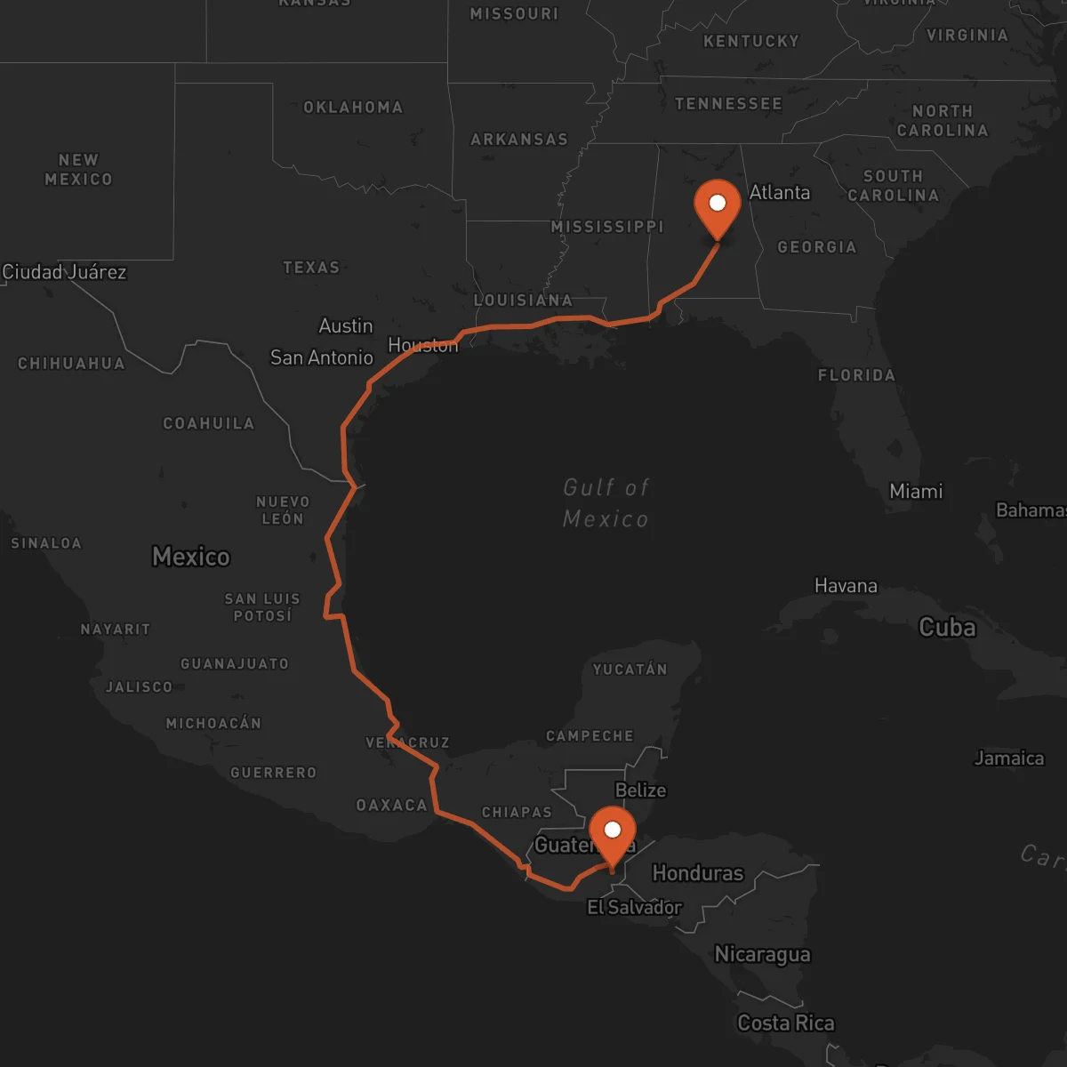 Ruta Montgomery - Chiquimula