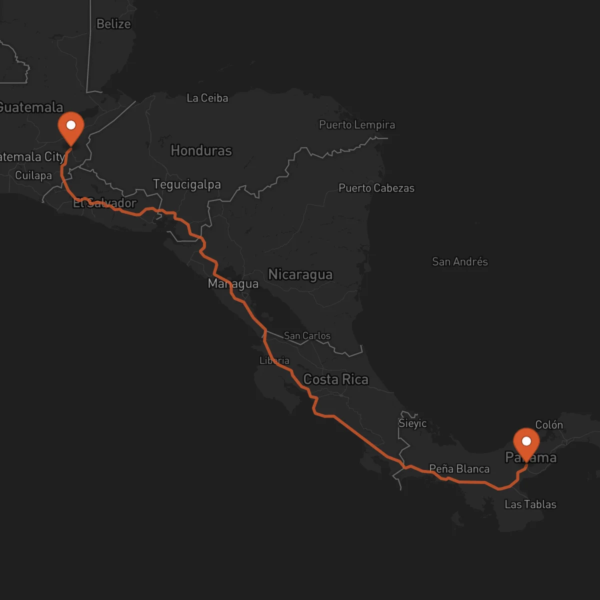Ruta Chiquimula - Penonomé