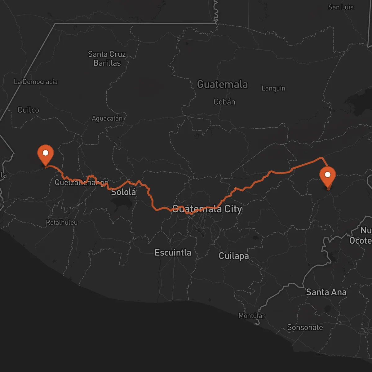 Ruta Chiquimula - San Marcos