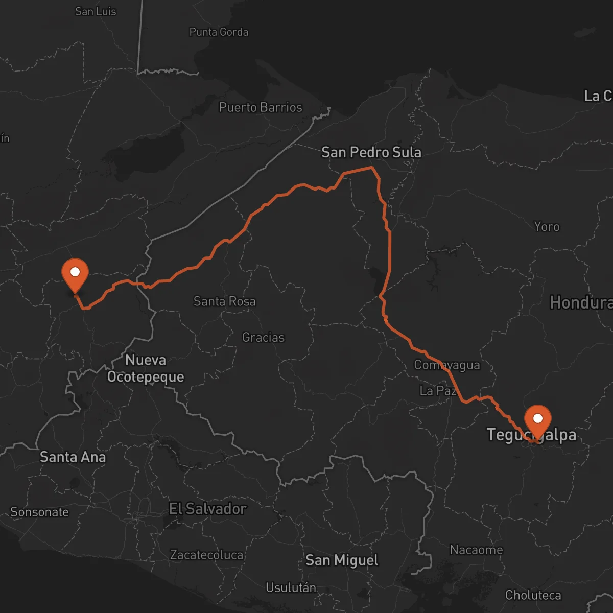 Ruta Chiquimula - Tegucigalpa