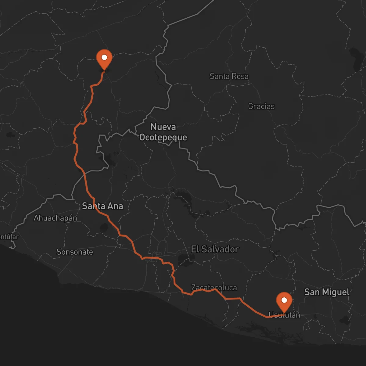 Ruta Usulután - Chiquimula