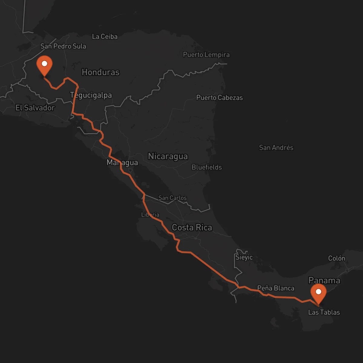 Ruta Chitré - Gracias