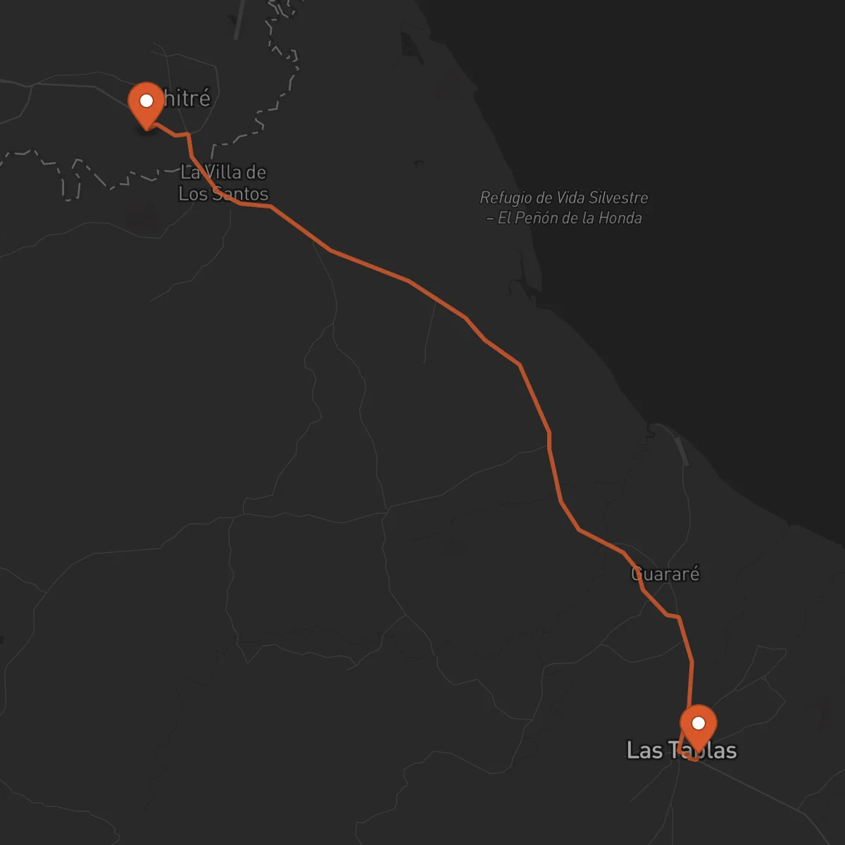 Ruta Chitré - Las Tablas