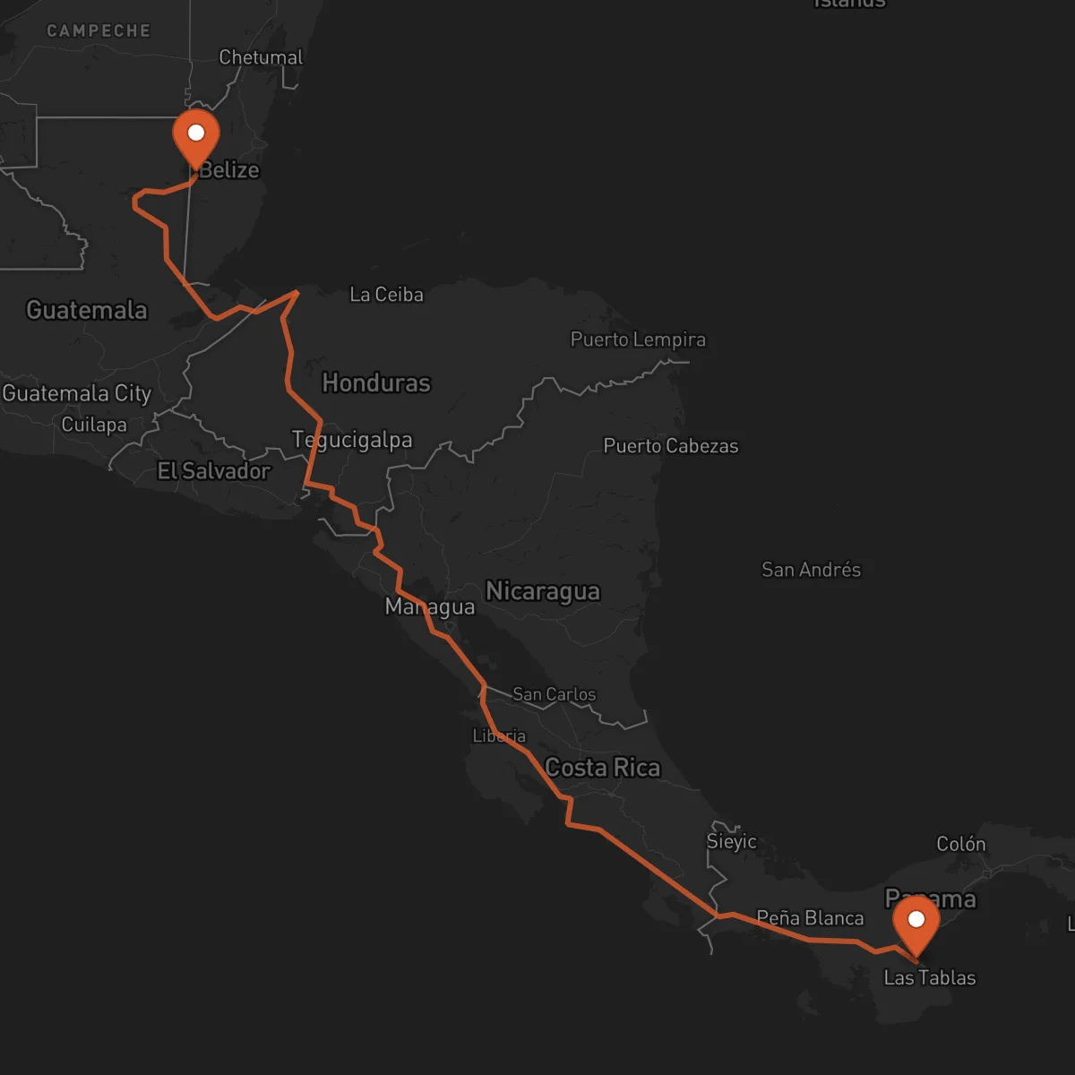 Ruta San Ignacio - Chitré