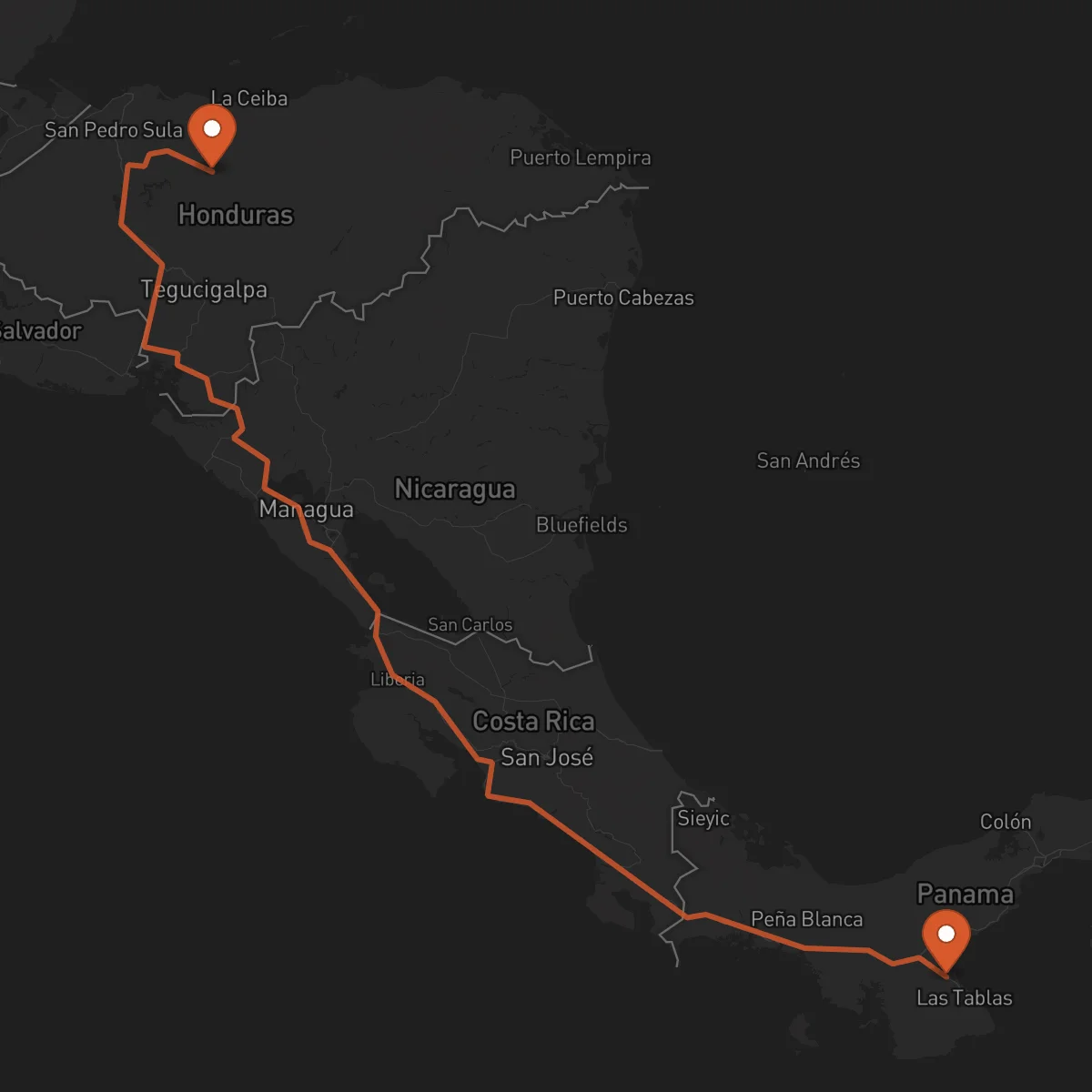 Ruta Chitré - Yoro