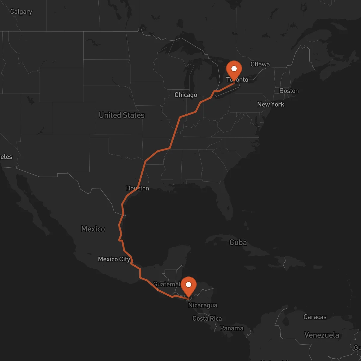 Ruta Choluteca - Hamilton