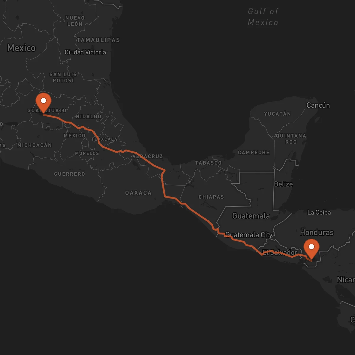 Ruta Choluteca - Irapuato