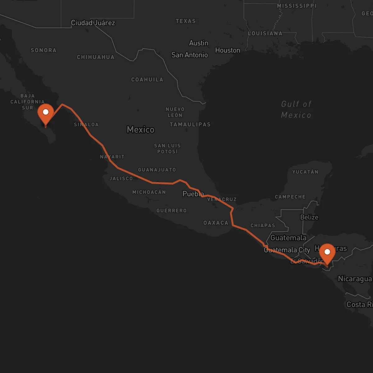 Ruta La Paz - Choluteca