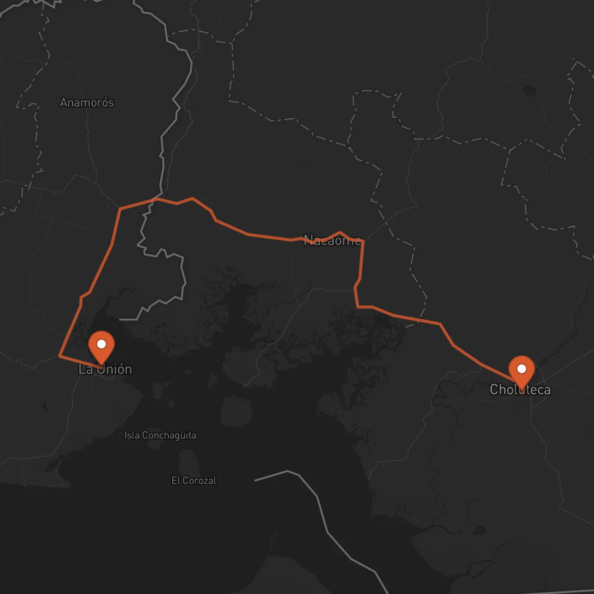 Ruta La Unión - Choluteca
