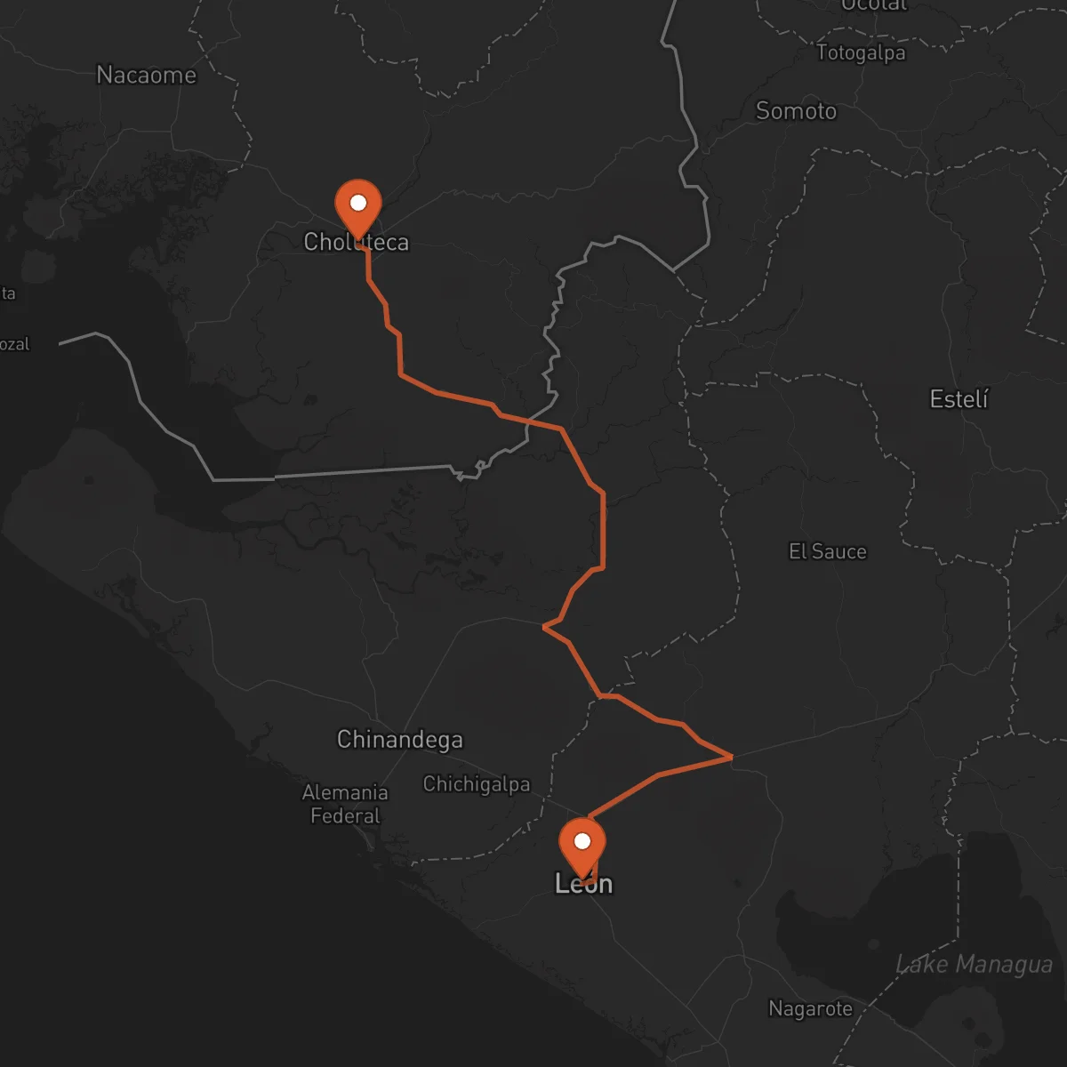 Ruta Choluteca - León