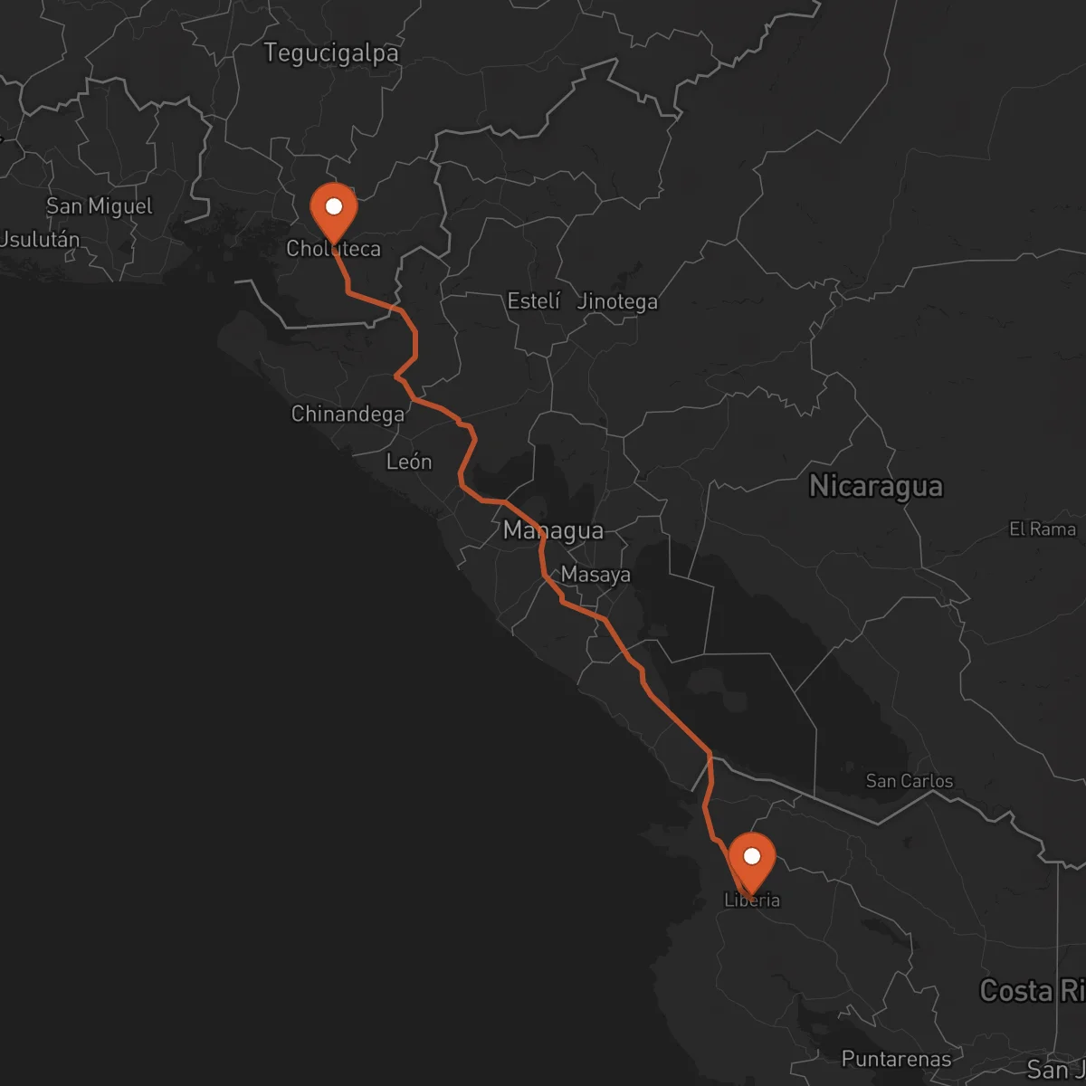 Ruta Choluteca - Liberia