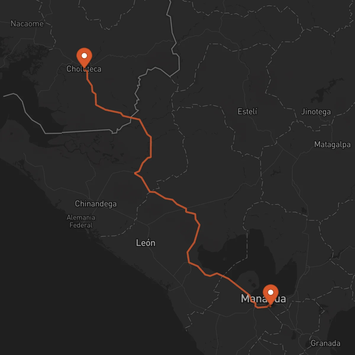 Ruta Choluteca - Managua