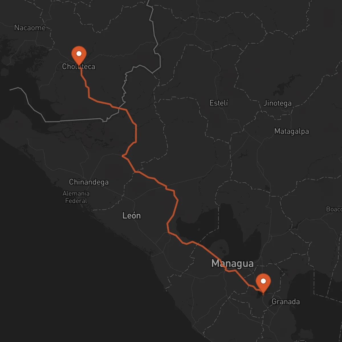 Ruta Choluteca - Masaya