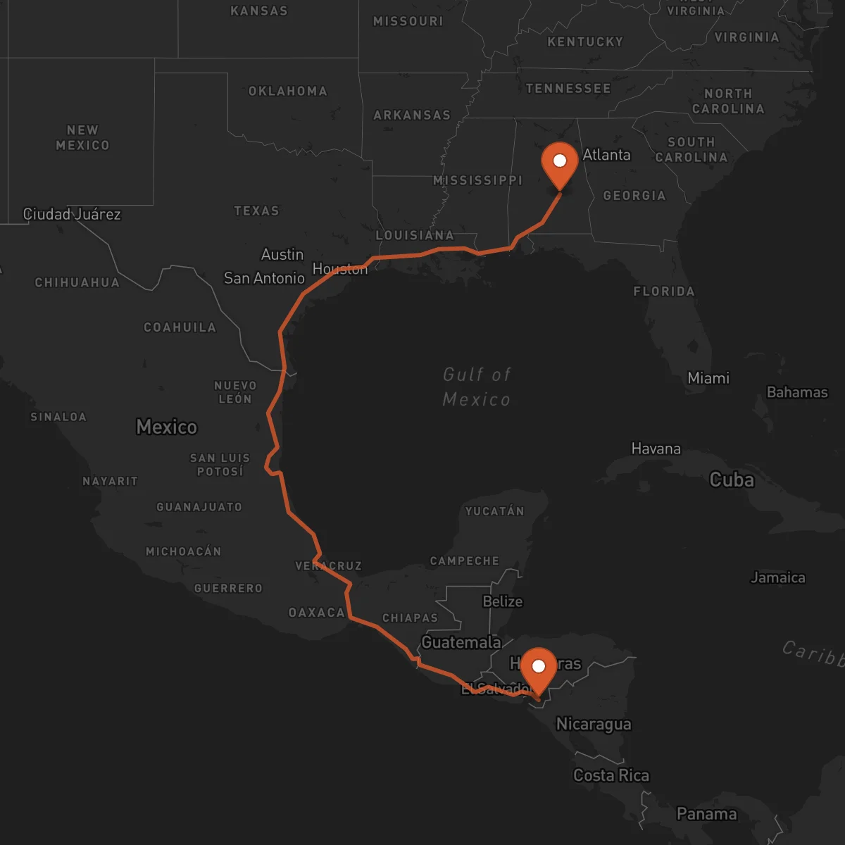 Ruta Montgomery - Choluteca