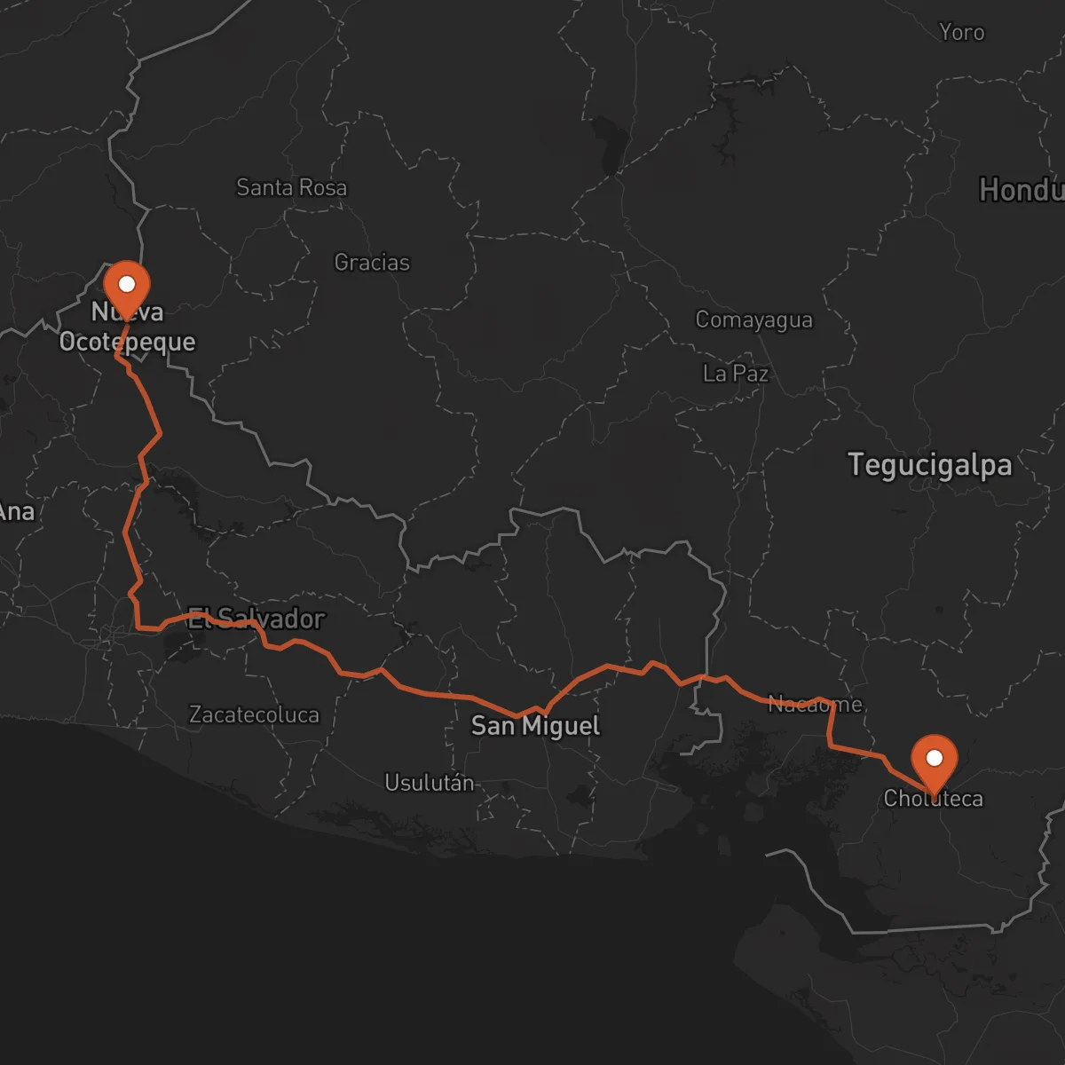 Ruta Choluteca - Ocotepeque