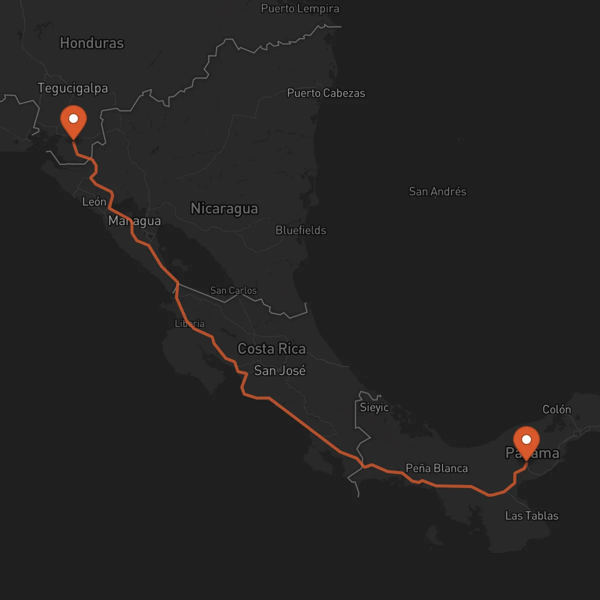 Ruta Choluteca - Penonomé