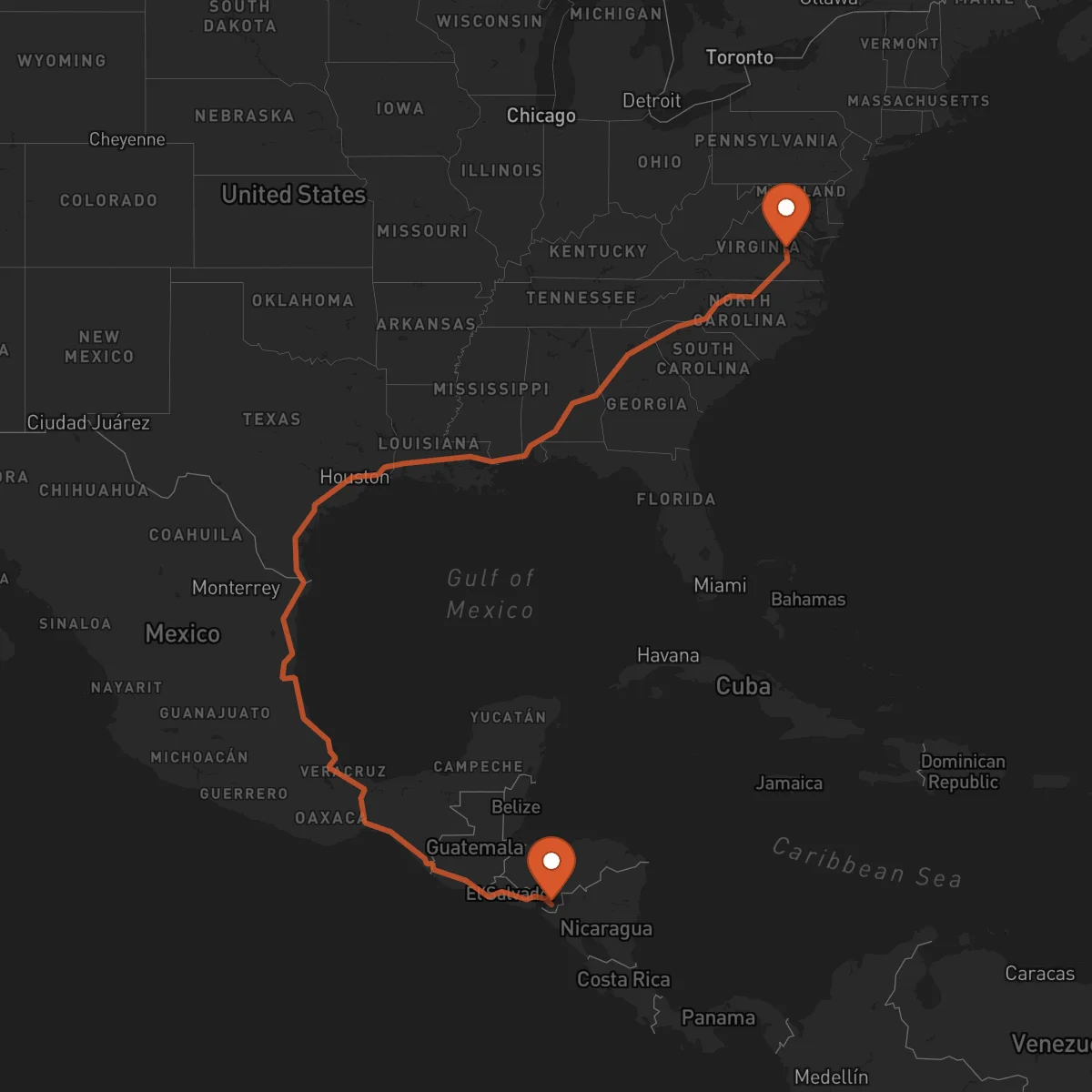 Ruta Richmond - Choluteca