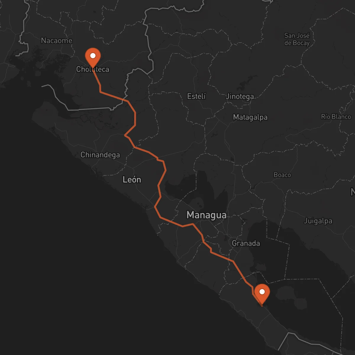 Ruta Choluteca - Rivas