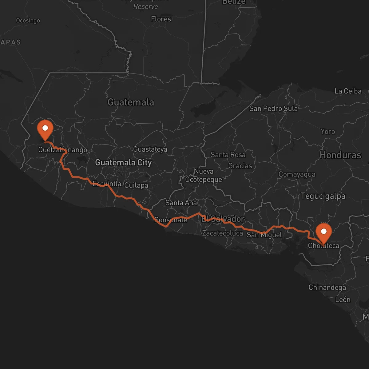 Ruta Choluteca - San Marcos