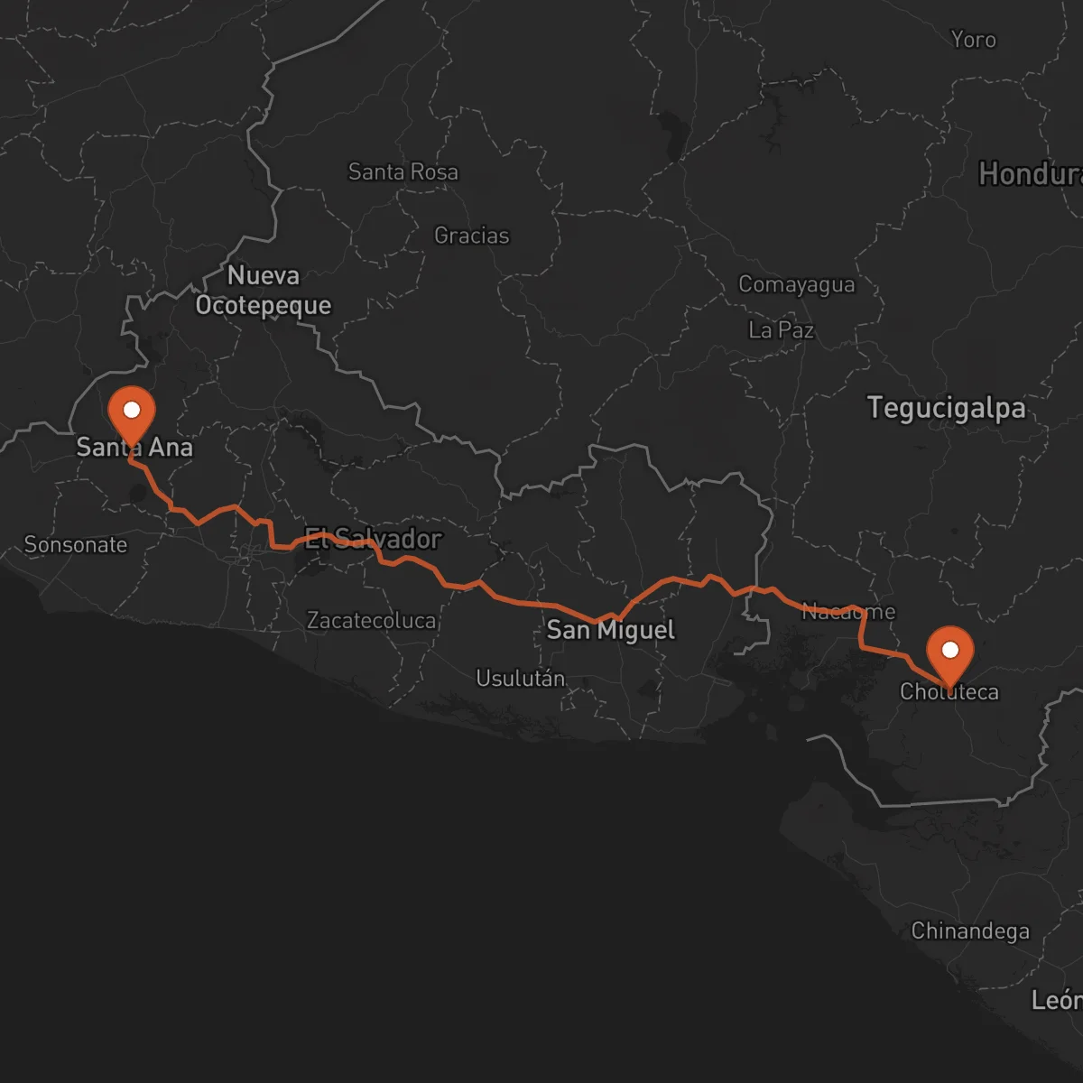 Ruta Choluteca - Santa Ana
