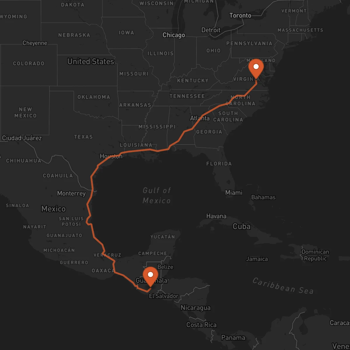 Ruta Richmond - Ciudad de Guatemala