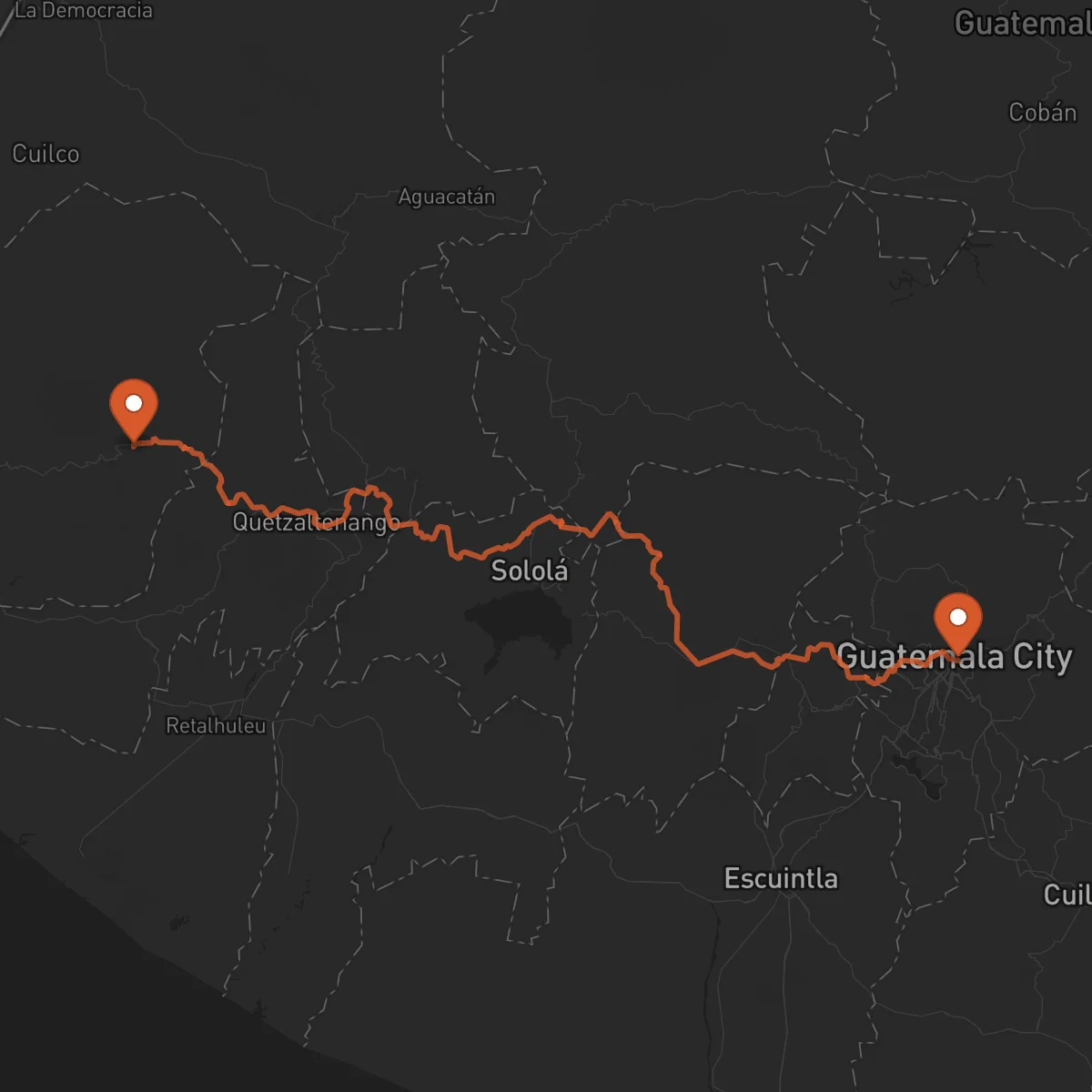 Ruta Guatemala - San Marcos