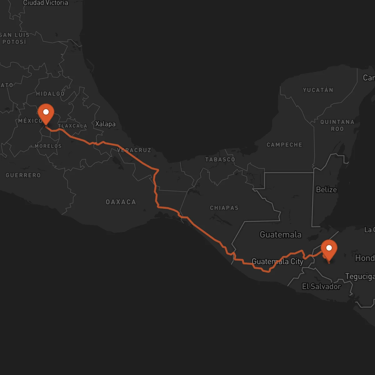 Ruta Gracias - Ciudad de México