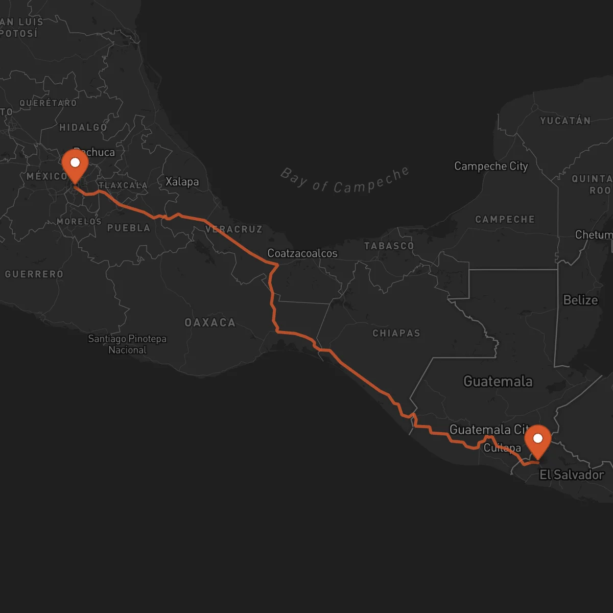 Ruta Santa Ana - Ciudad de México