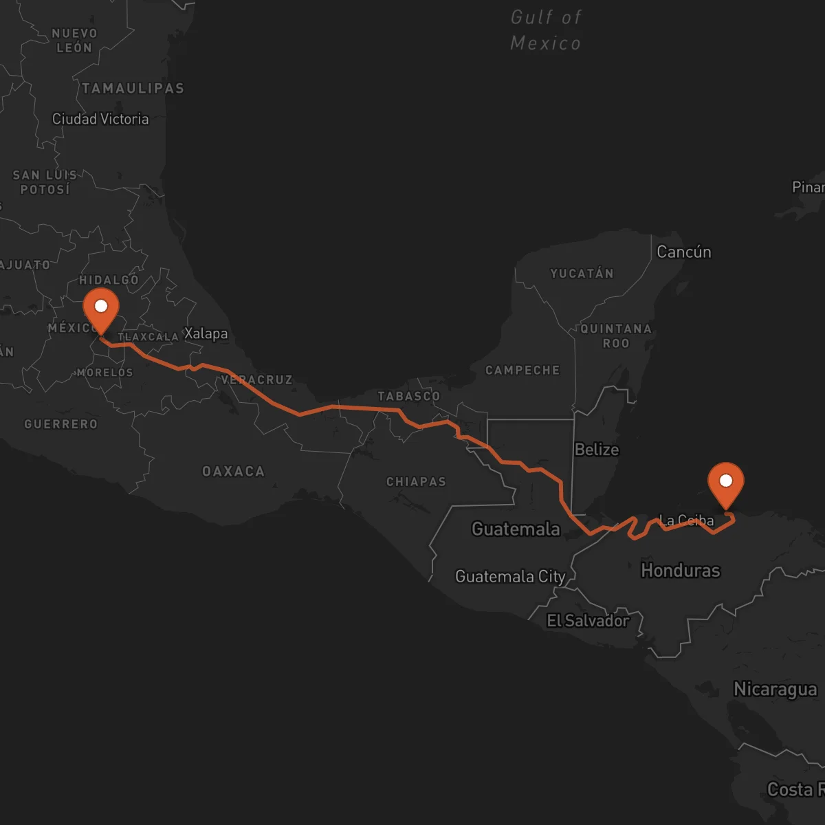 Ruta Trujillo - Ciudad de México