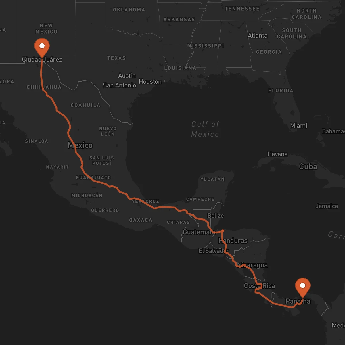 Ruta La Chorrera - Ciudad Juárez