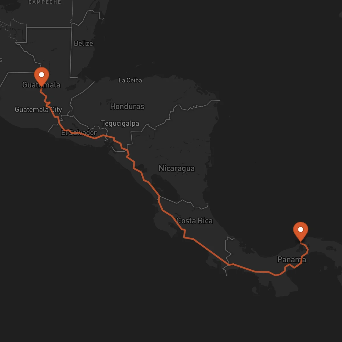 Ruta Cobán - Colón
