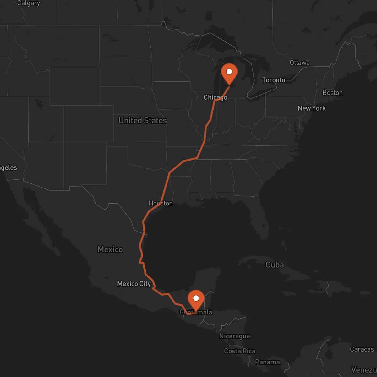 Ruta Cobán - Grand Rapids