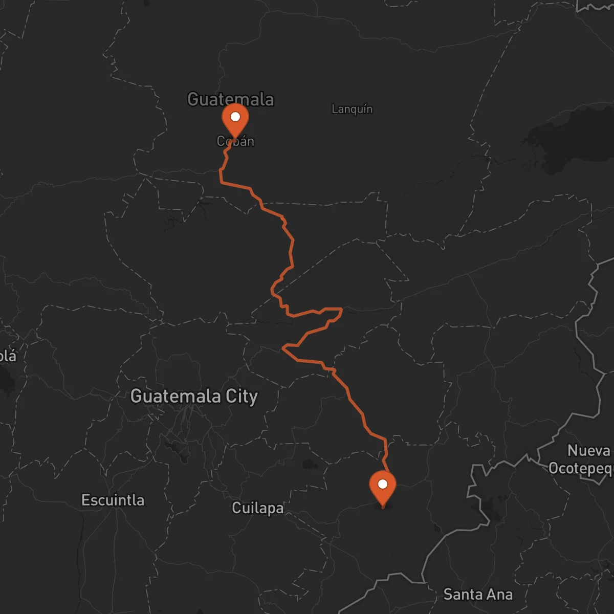 Ruta Cobán - Jutiapa