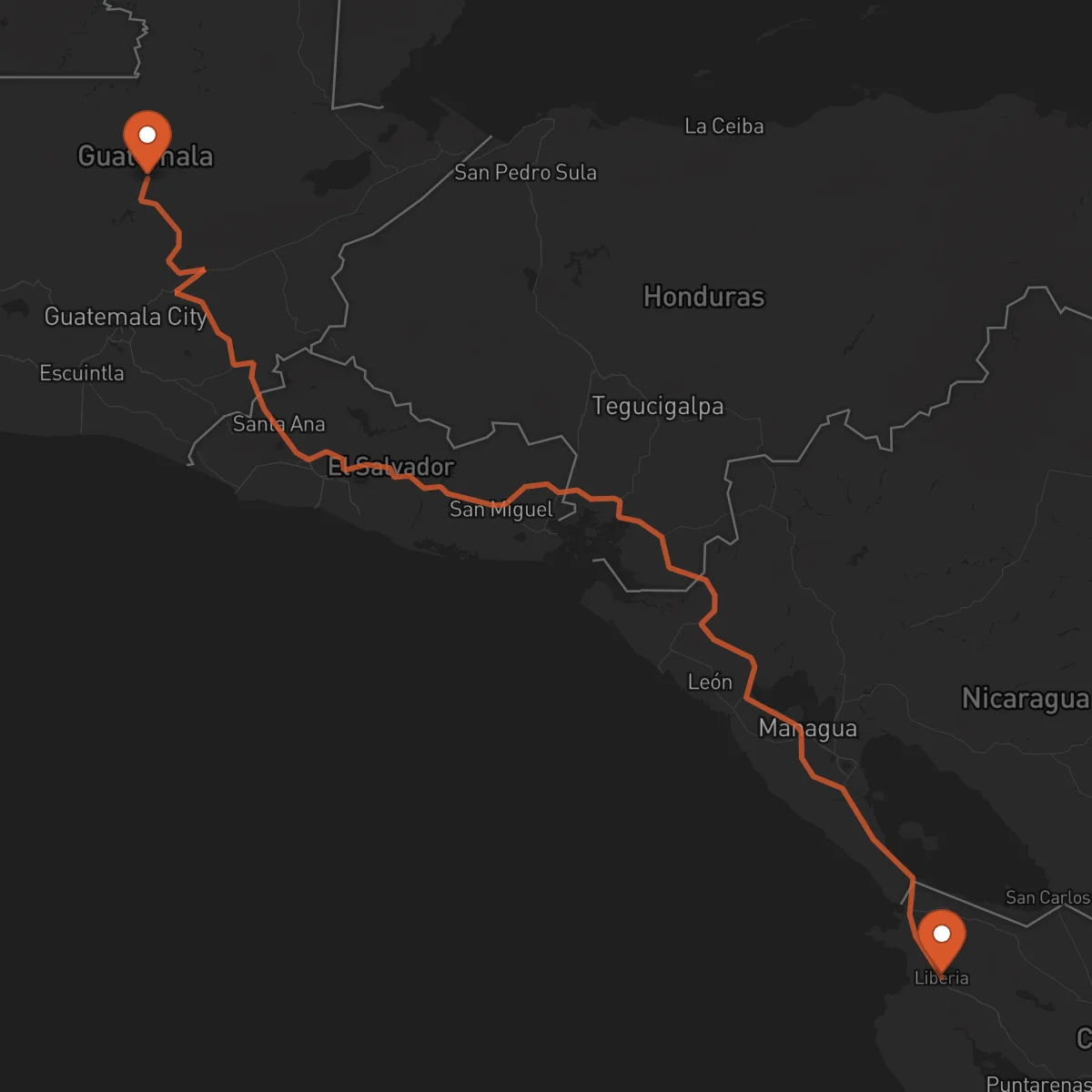 Ruta Liberia - Cobán