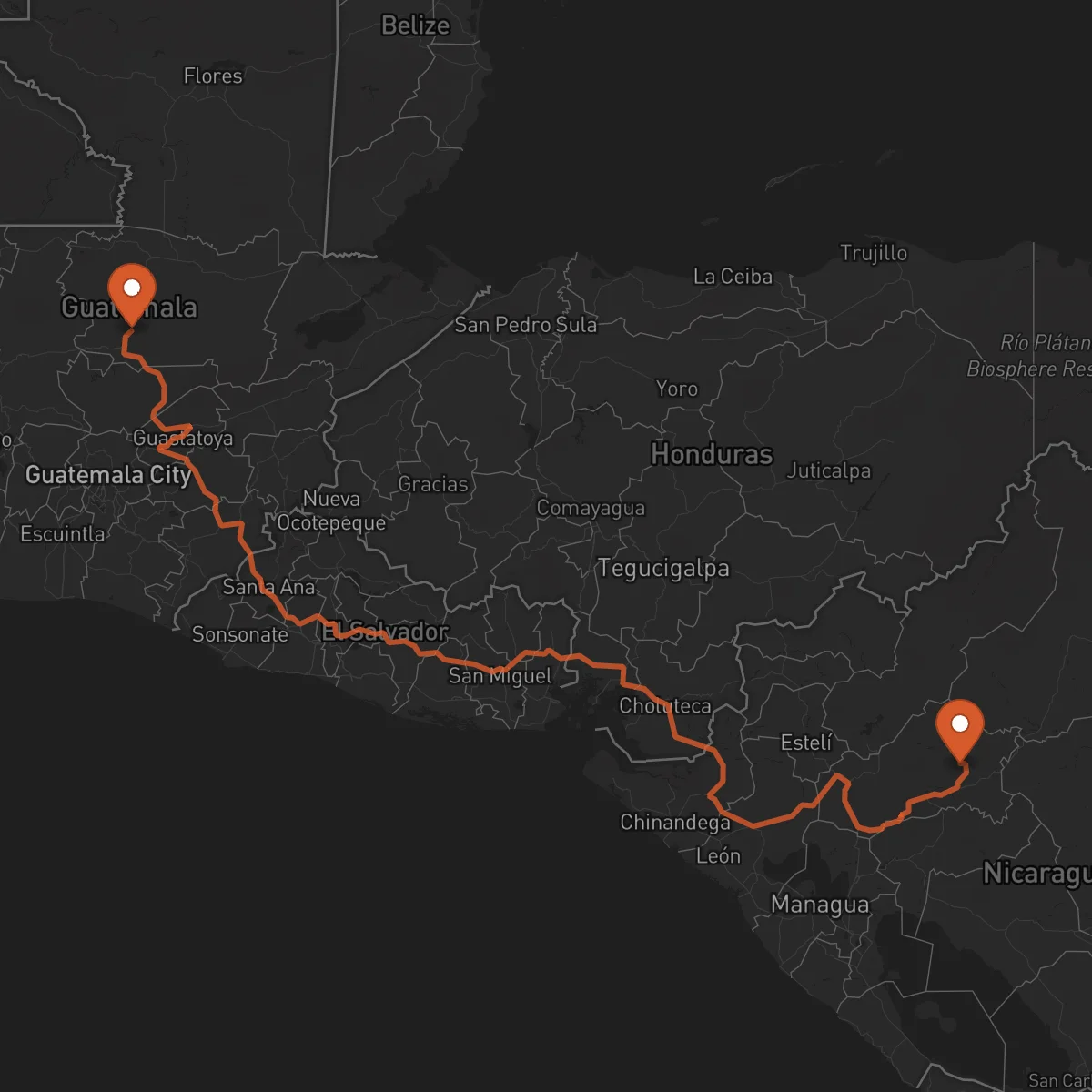 Ruta Cobán - Matagalpa