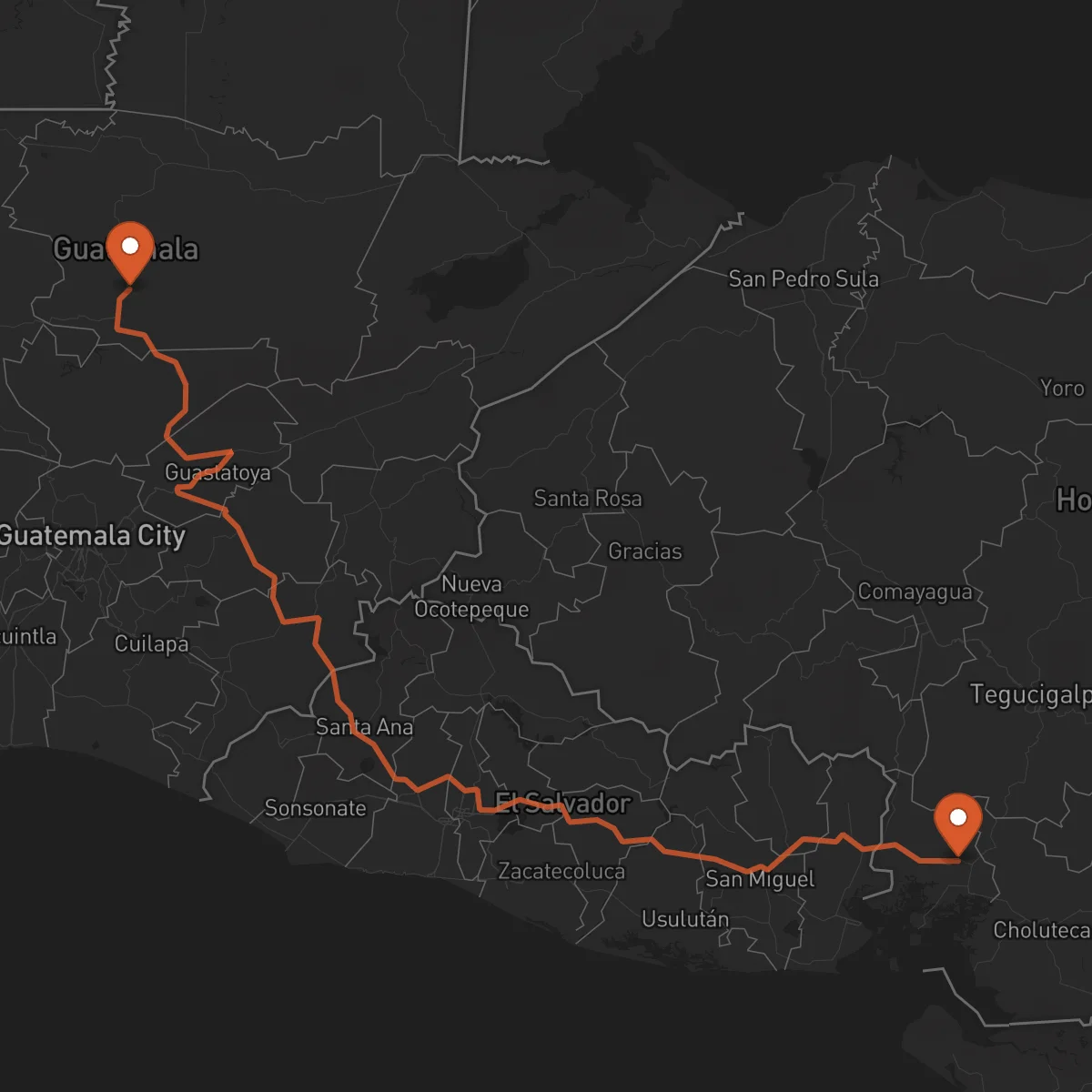 Ruta Cobán - Nacaome