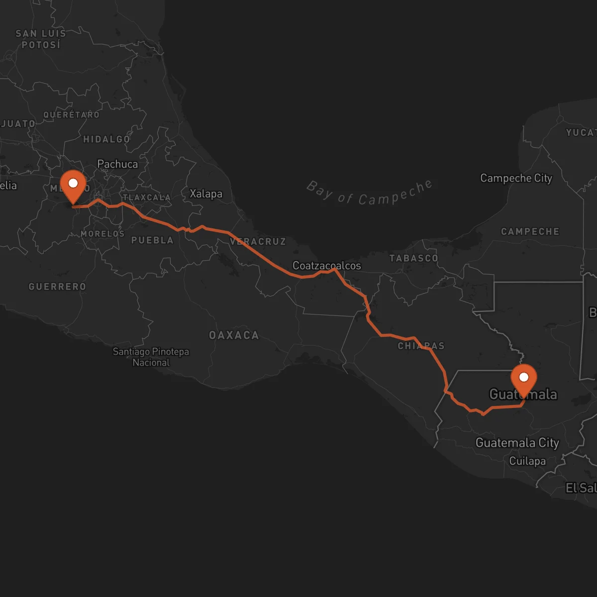 Ruta Toluca - Cobán