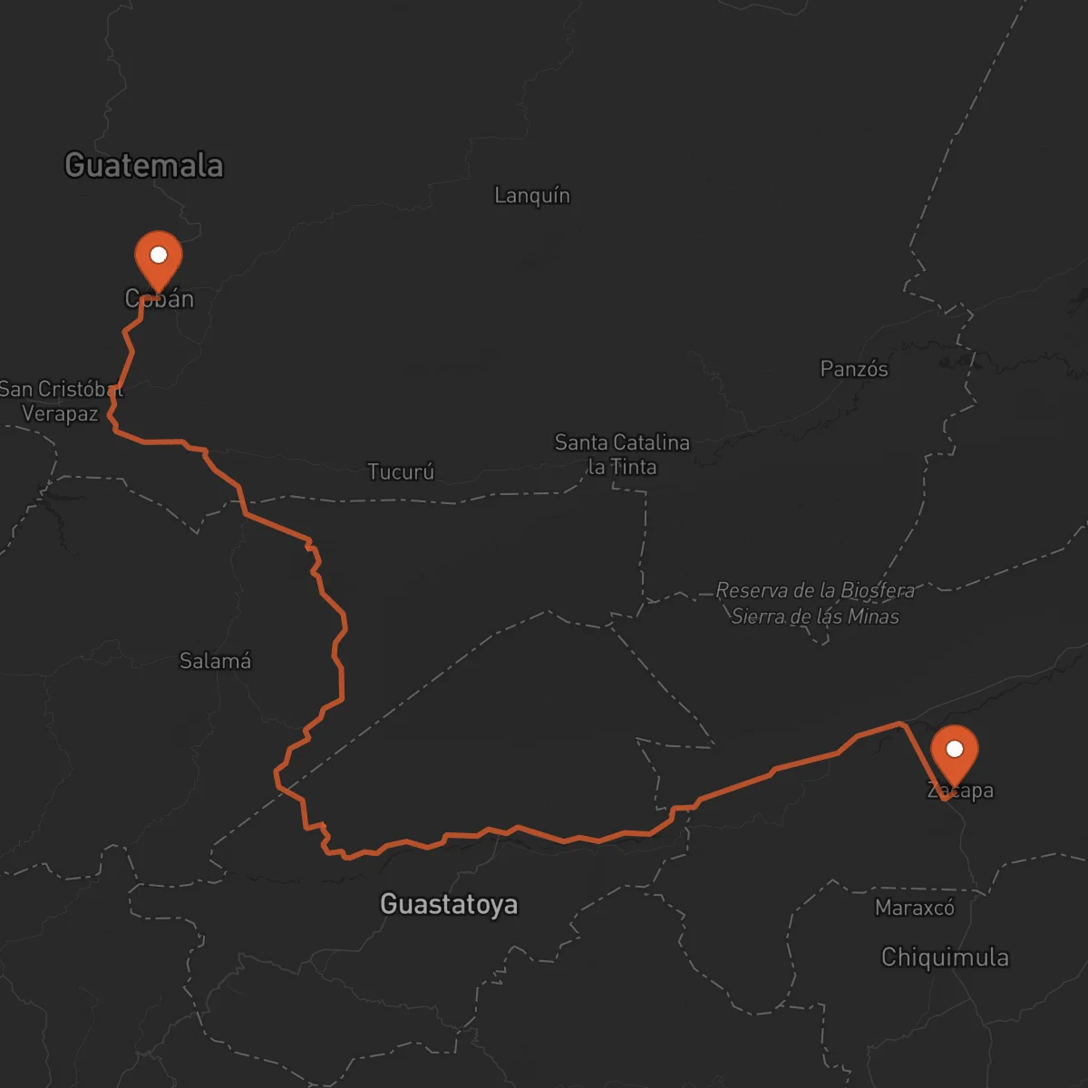 Ruta Zacapa - Cobán