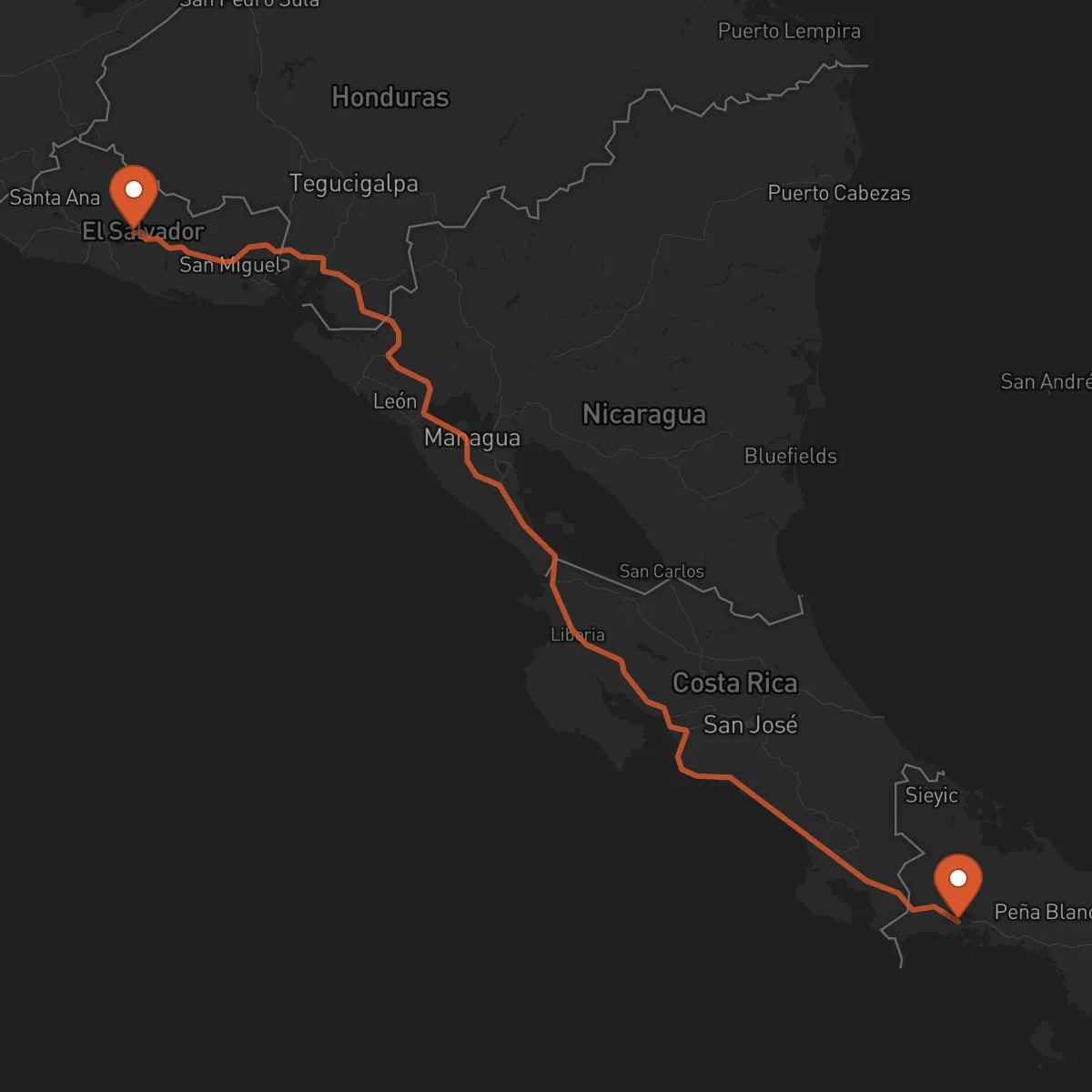 Ruta Cojutepeque - David