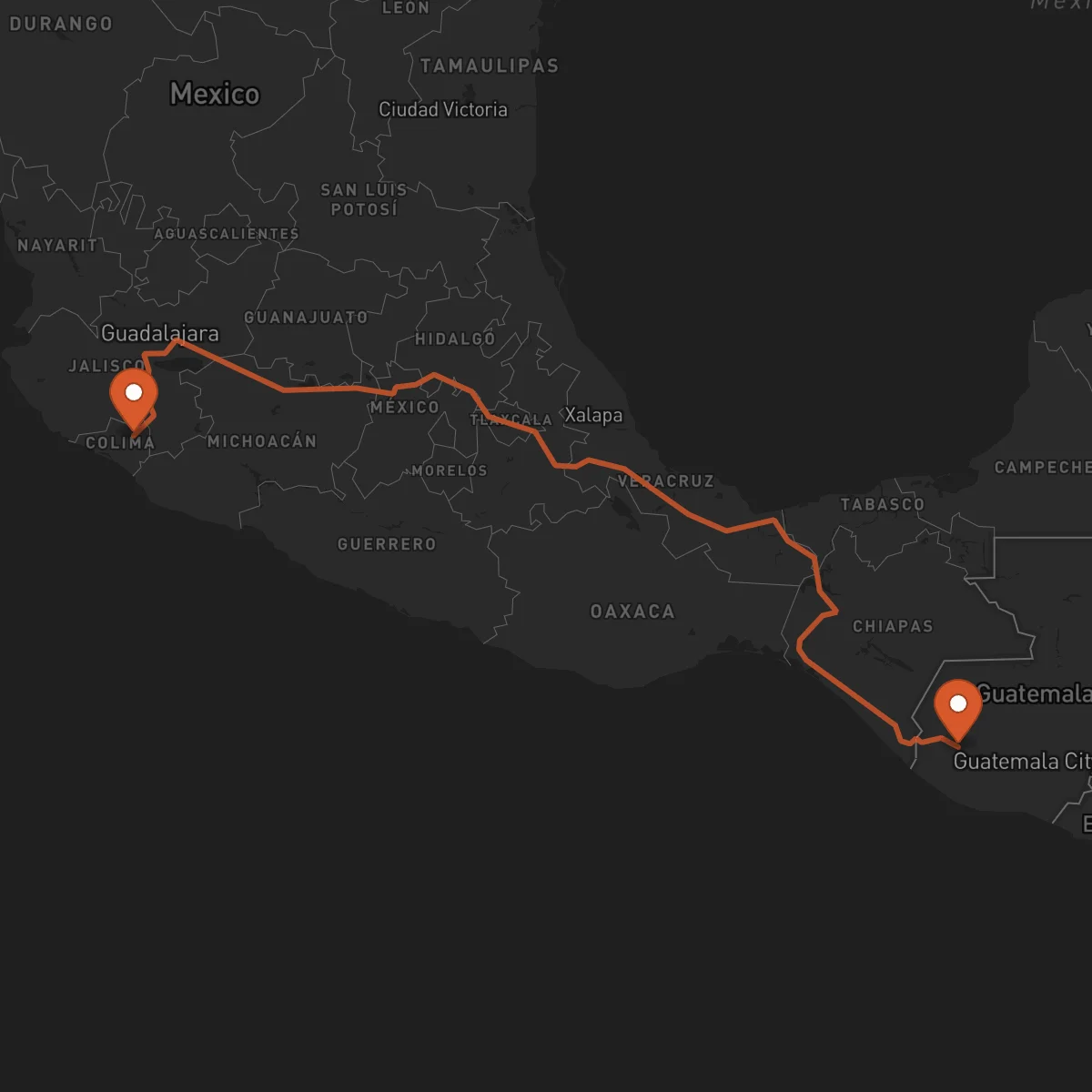 Ruta Colima - Quetzaltenango