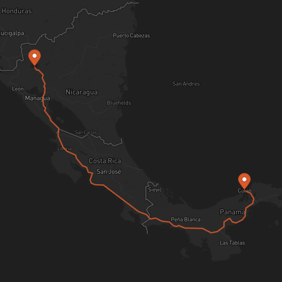 Ruta Estelí - Colón