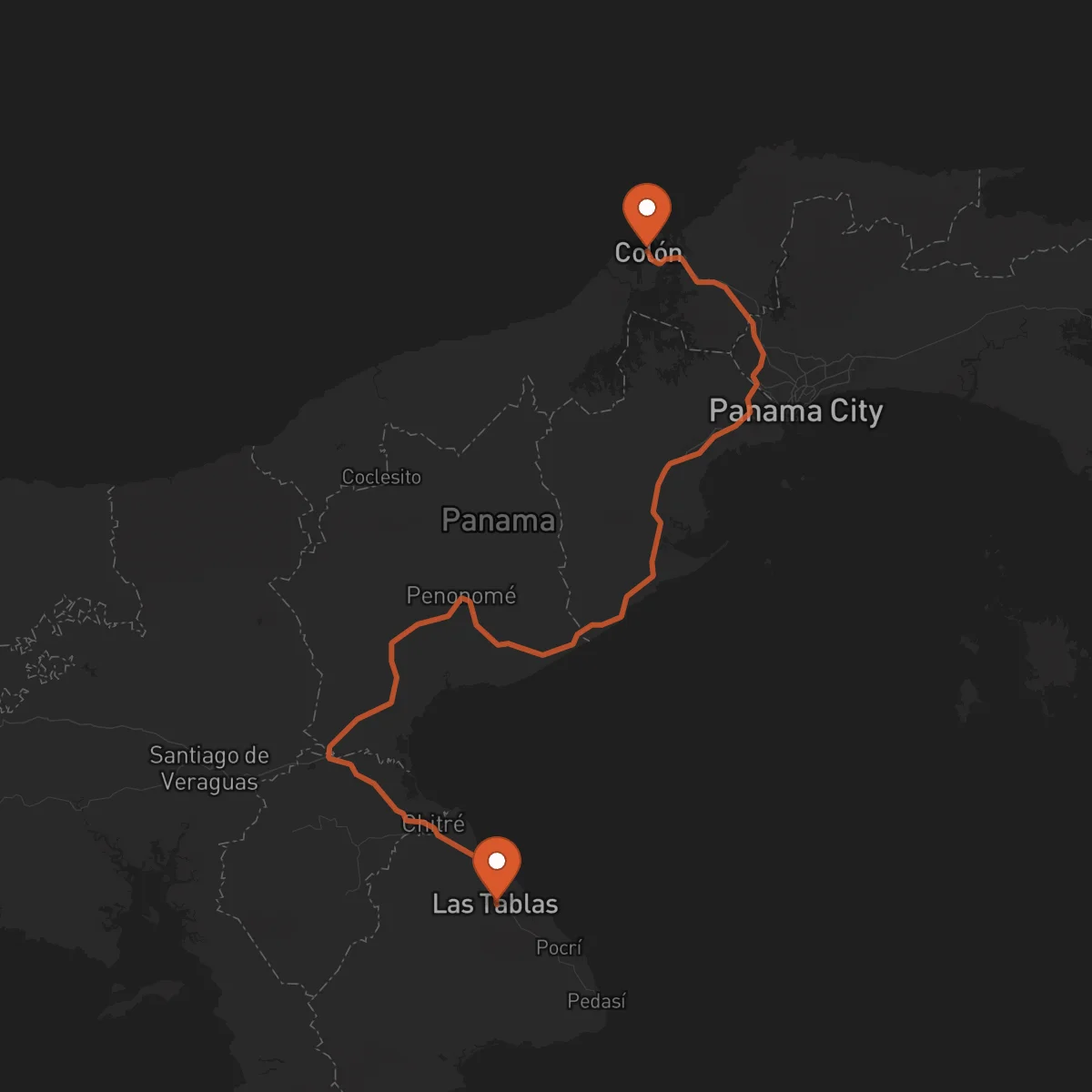 Ruta 拉斯塔布拉斯 - 科隆