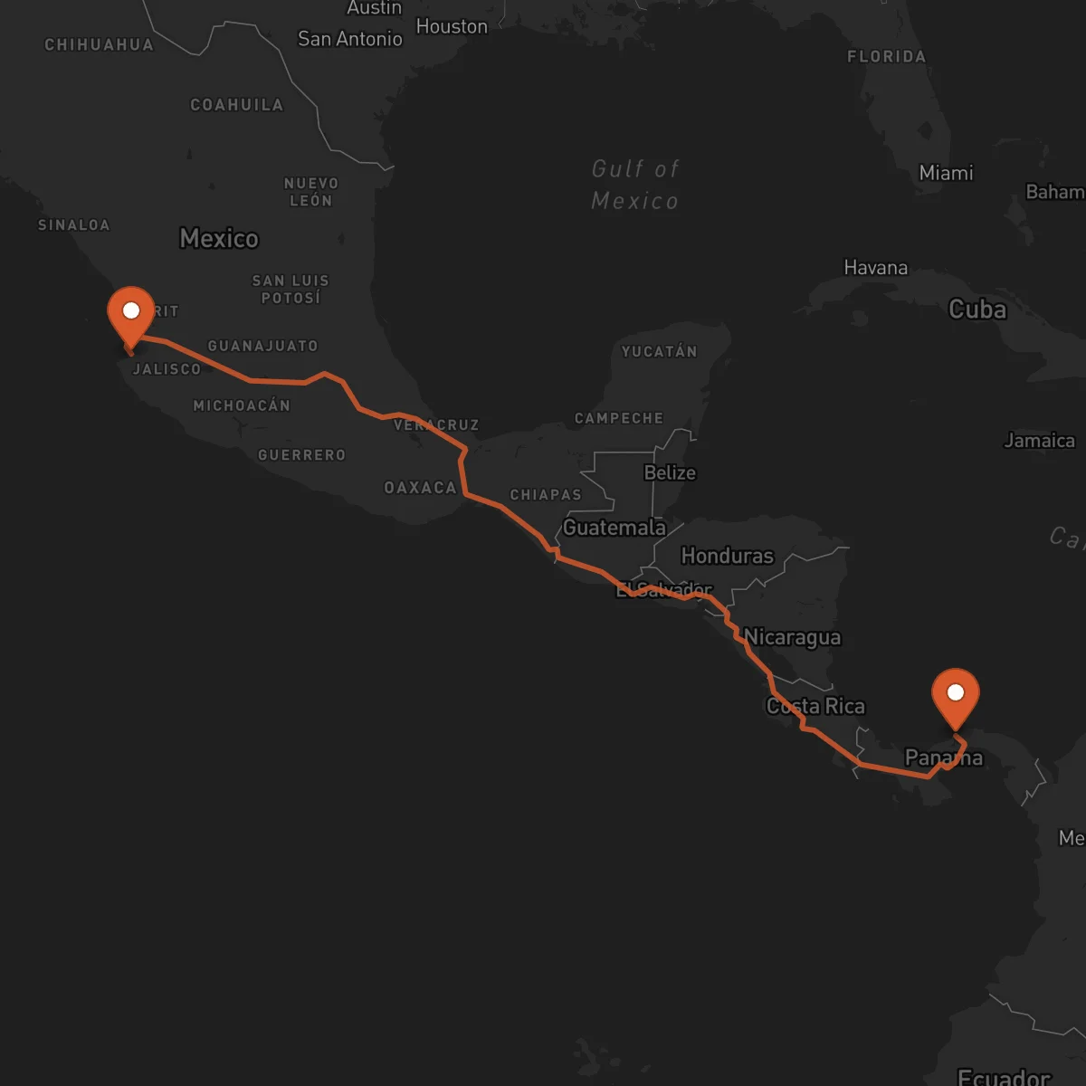 Ruta Colón - Puerto Vallarta