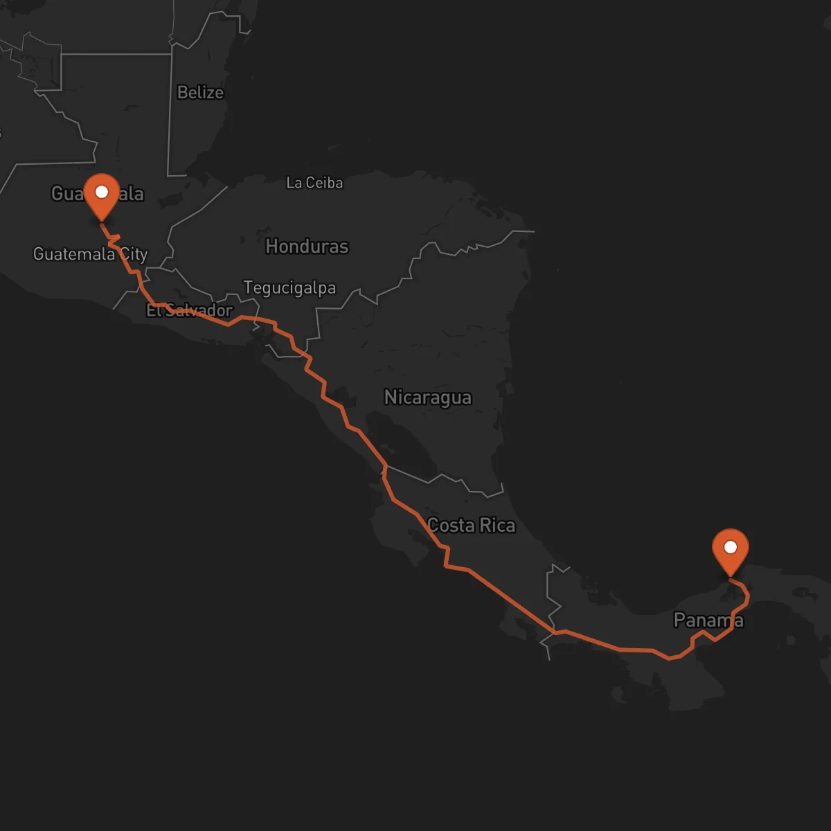 Ruta Salamá - Colón