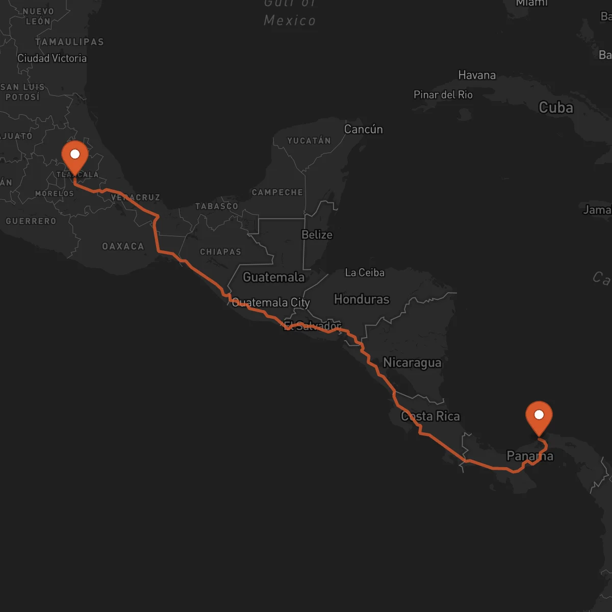 Ruta Tlaxcala de Xicohténcatl - Colón