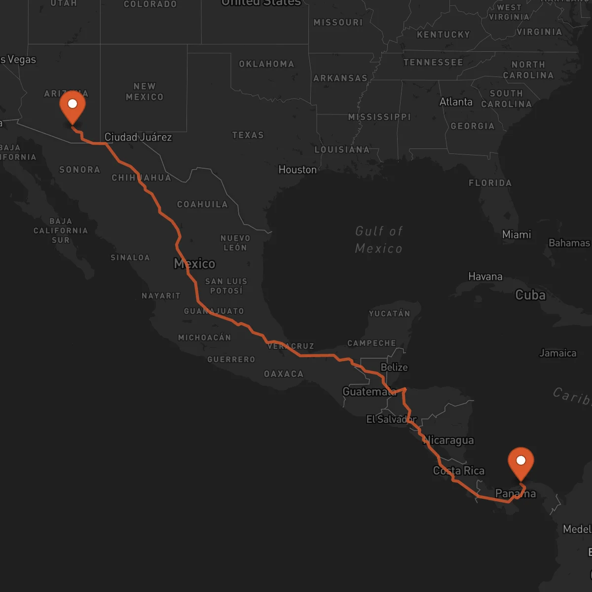 Ruta Tucson - Colón