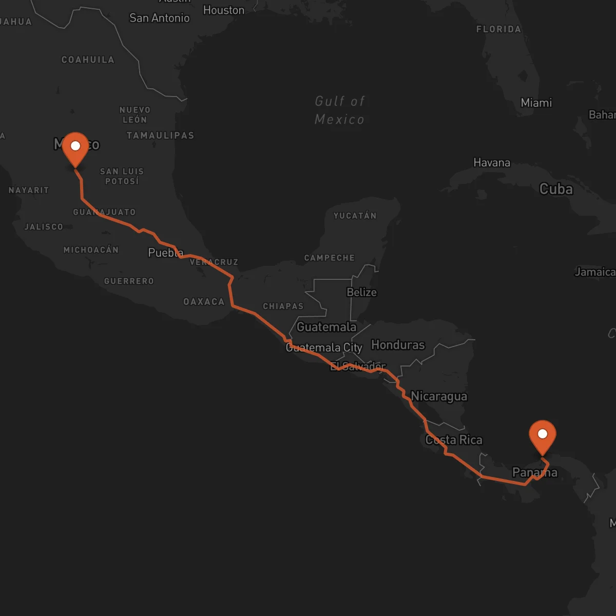 Ruta Zacatecas - Colón
