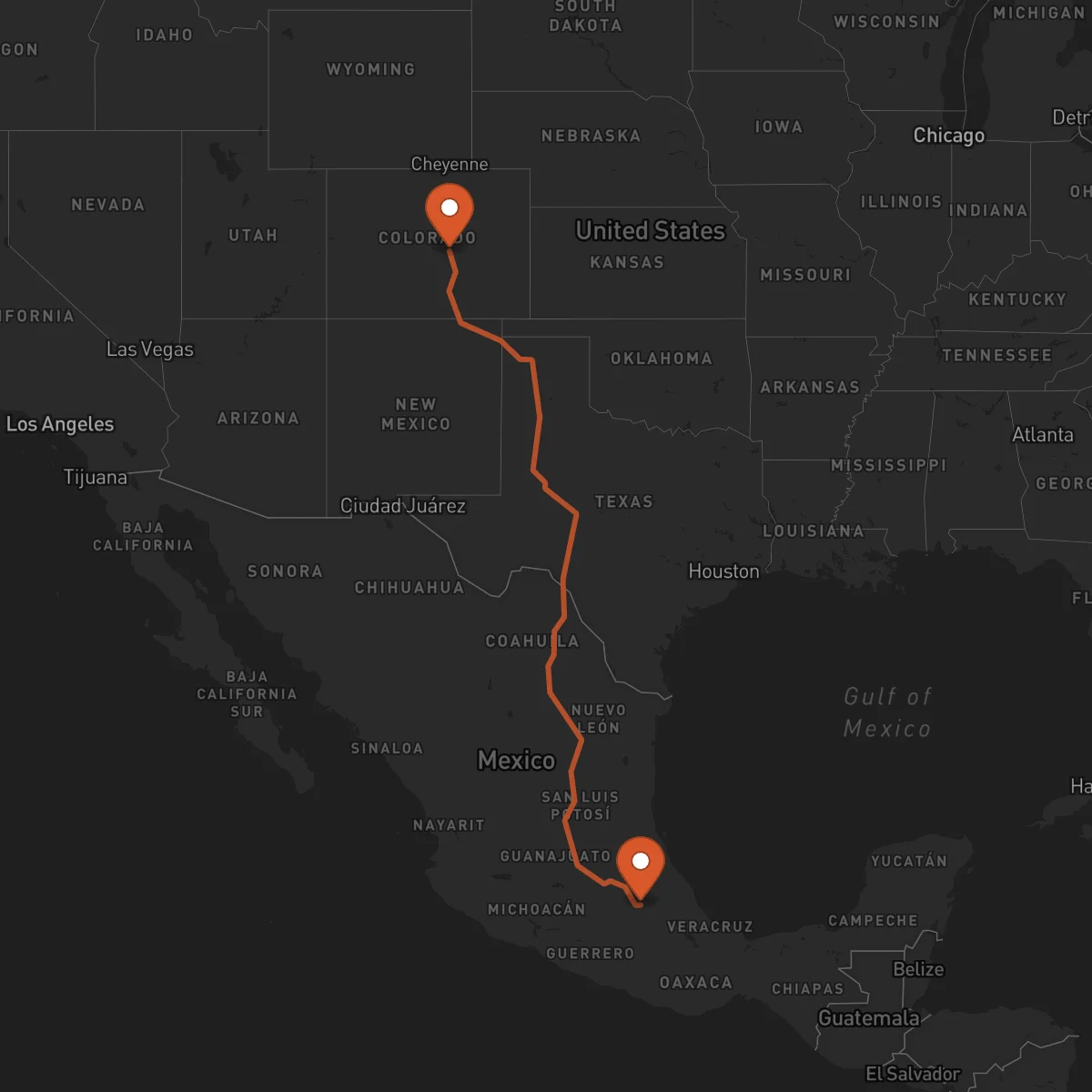 Ruta Tlaxcala de Xicohténcatl - Colorado Springs